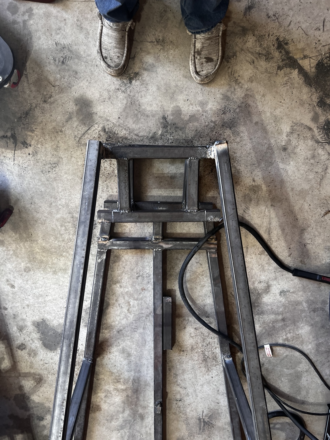 Suspension and mounting area from Jaxson Richter cross-kart build